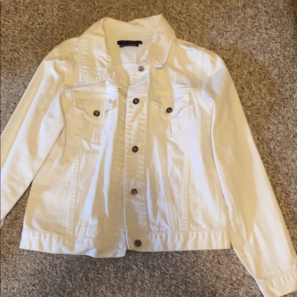 White Jean Jacket